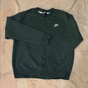 Nike Men's Charcoal Crewneck Sweater
